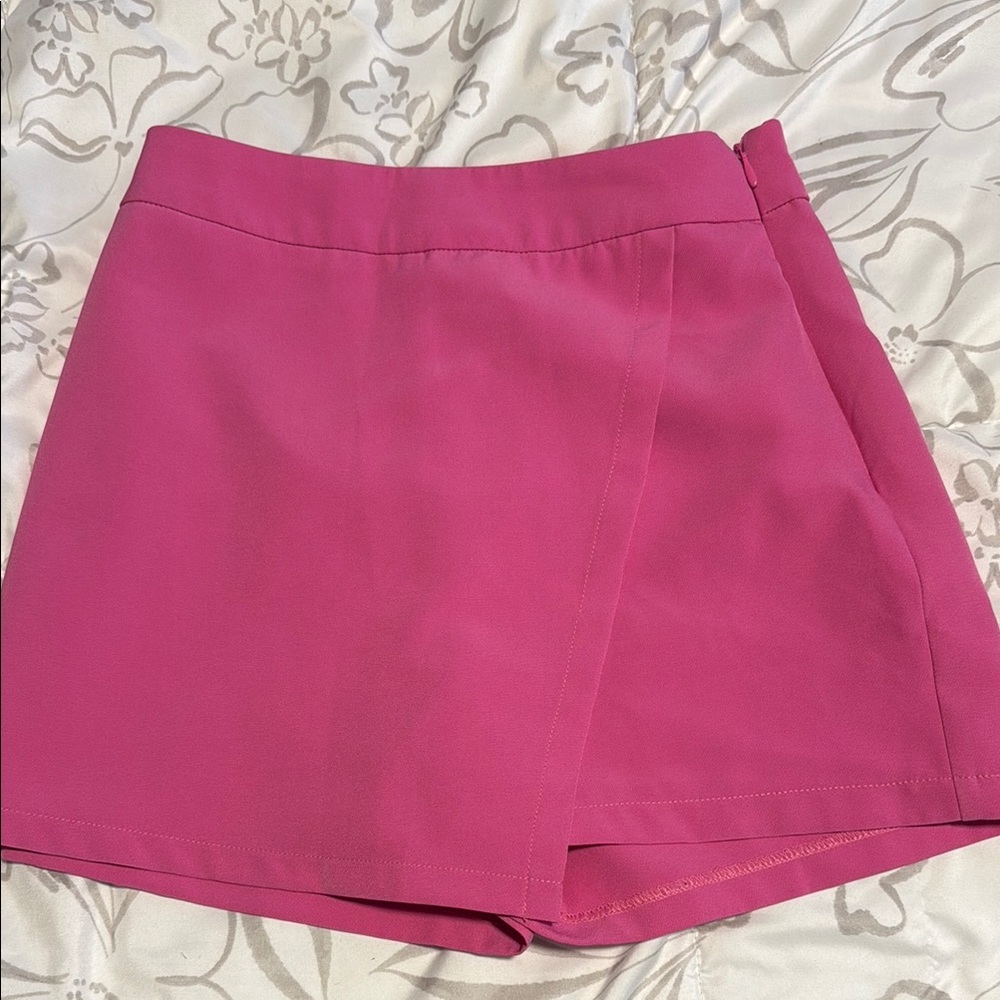 Sincerely Jules Pink Skort-Style Shorts
